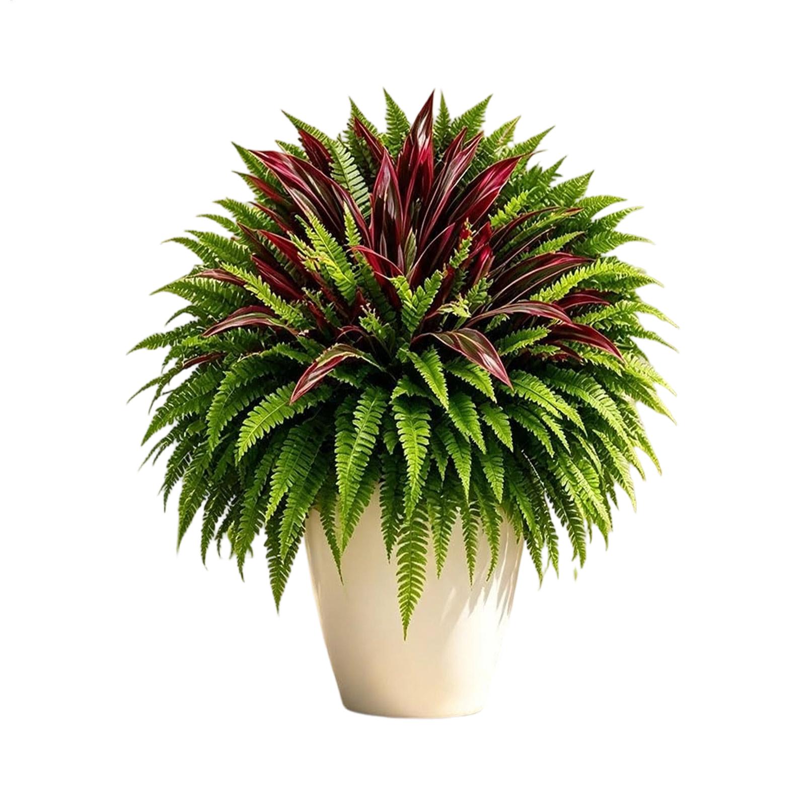 Bonsai Garden Cafe - Kunstmatige varens en dracaenas, UV-bestendig, voor