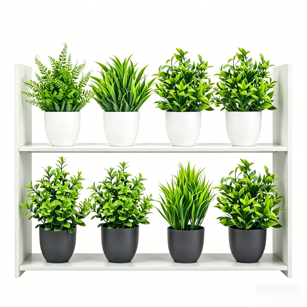Bonsai Garden For Home - 4 stks/set Mini Kunstplanten Ingemaakte Binnen-