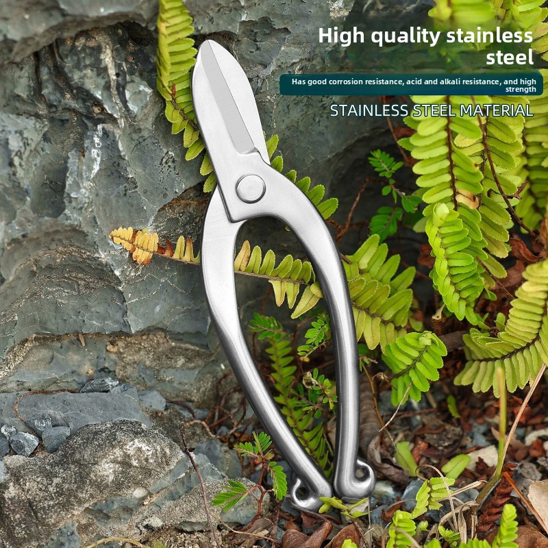 Bonsai Garden Knife - Roestvrijstalen Ikebana-schaar snoeischaar bloemarrangement snijgereedschap voor