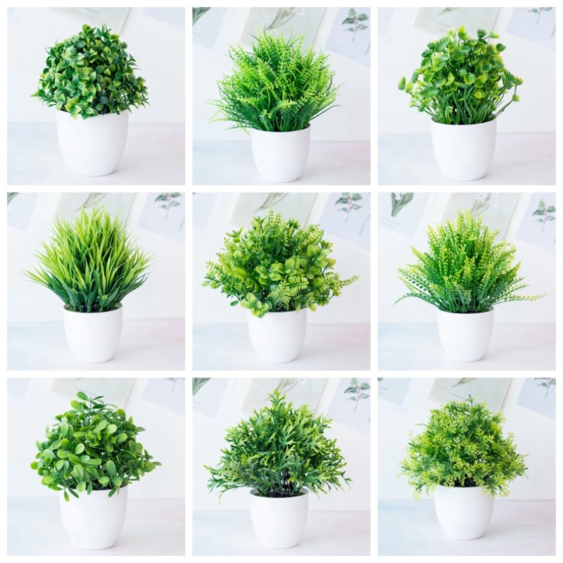 1 stuk groene kunstplanten pla - Bonsai Garden For Desk recensie en prijs