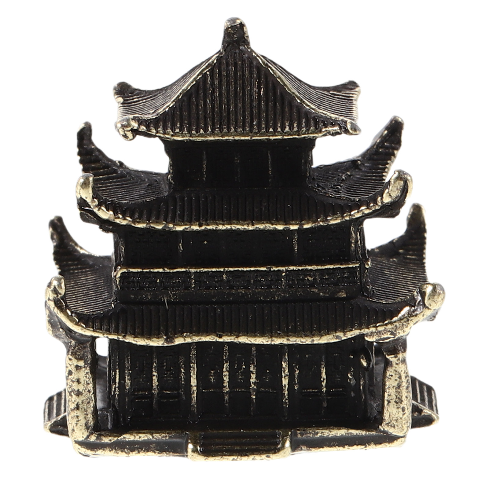Mini Messing Pagode Beeldje Ou - Bonsai Garden For Desk recensie en prijs