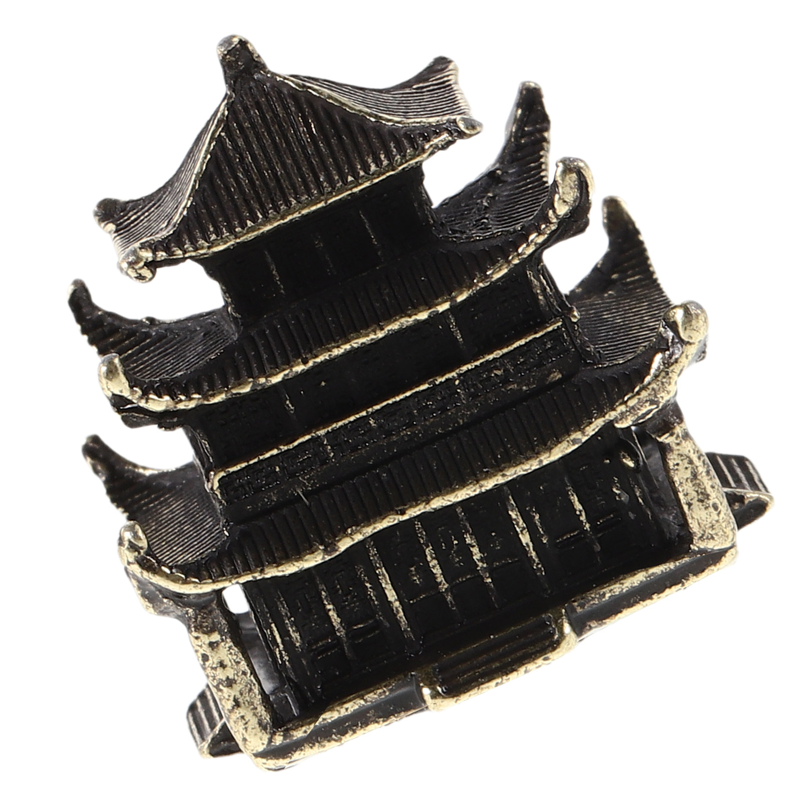 Mini Messing Pagode Beeldje Ou - Bonsai Garden For Desk recensie en prijs