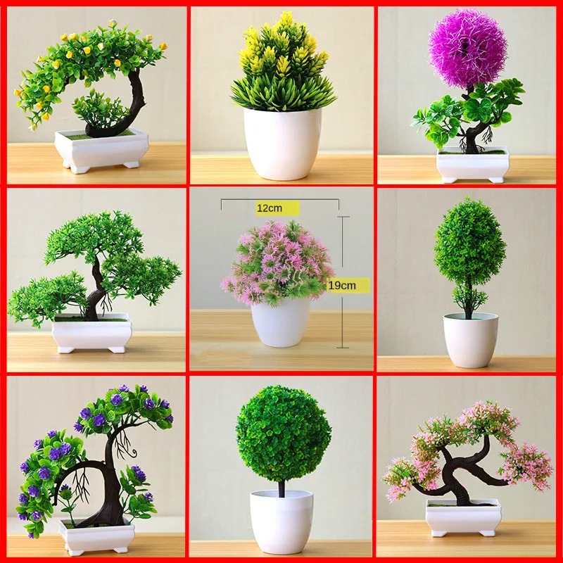 Kunstmatige kleine boom in pot - Bonsai Garden For Home recensie en prijs
