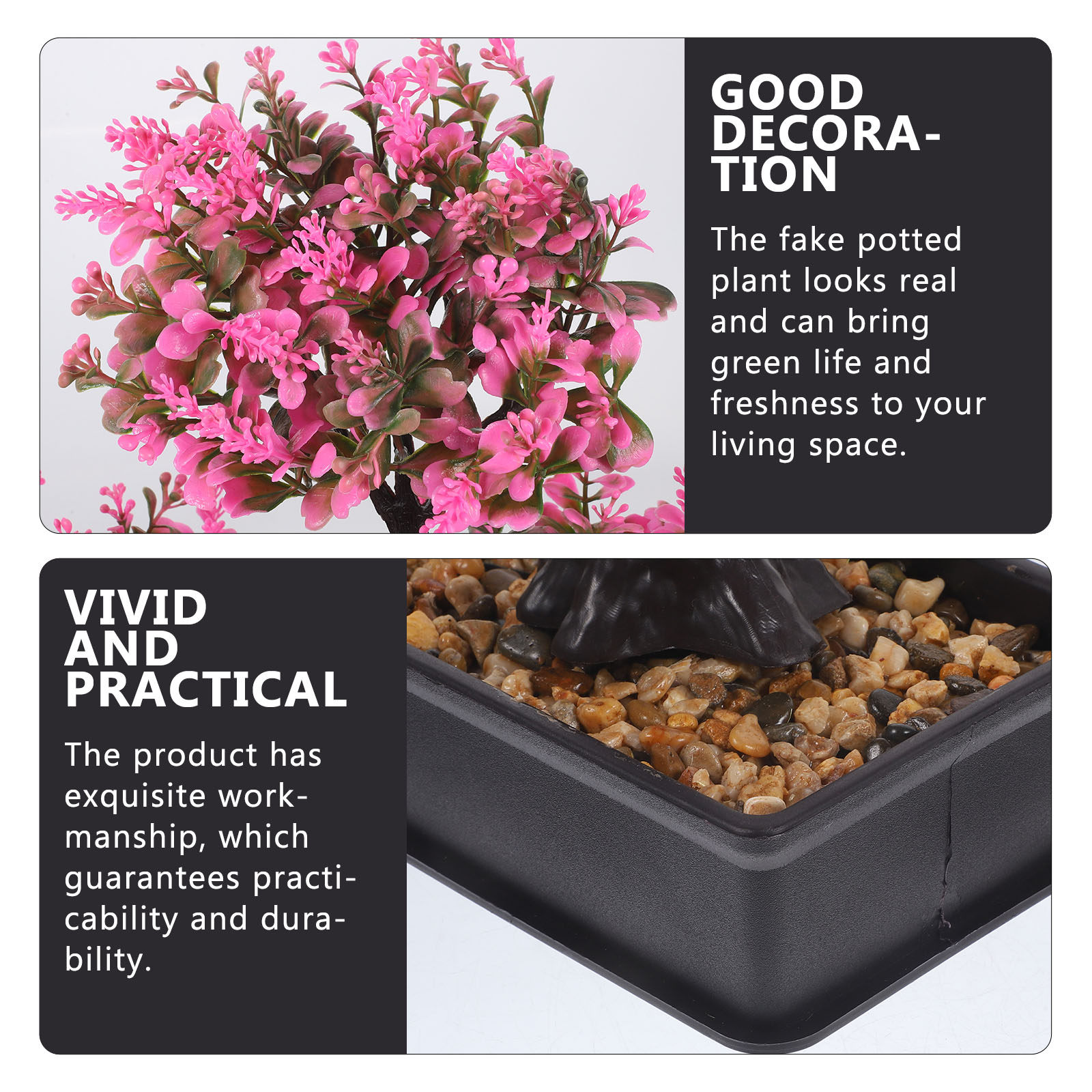 Kunstmatige bonsai-decoratie,  - Bonsai Garden Cafe recensie en prijs